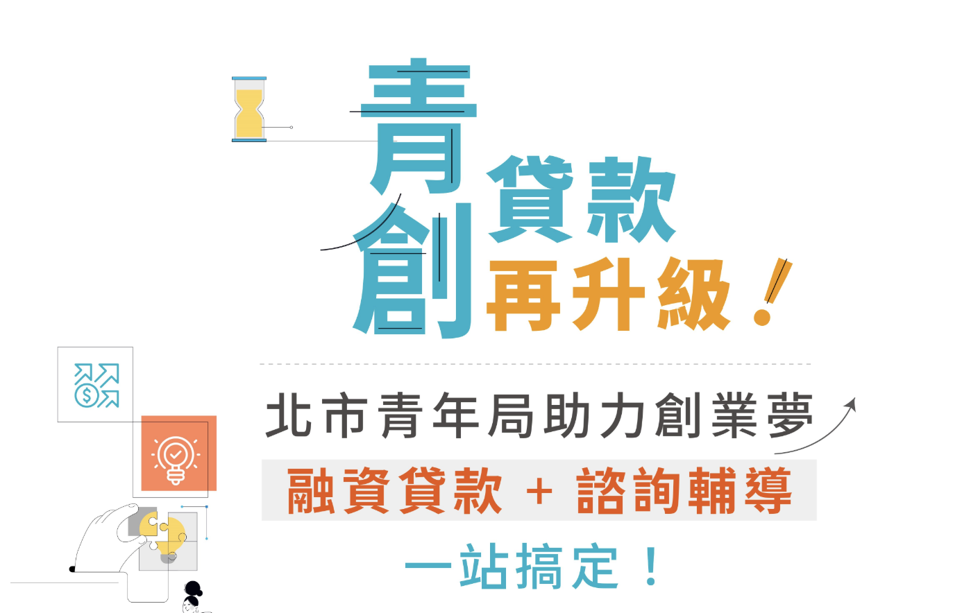 The Taipei City Youth Bureau helps young people start their own businesses from 0 to 1. The nation’s first “one-stop service, one-stop support” entrepreneurship support program has officially started!